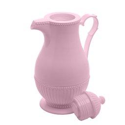 Garrafa Térmica Plástica Vintage Rosa 1 Litro Lyor - 2 Garrafa Térmica Plástica Vintage Rosa 1 Litro Lyor - 2