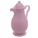 Ver imagem 1 de Garrafa Térmica Plástica Vintage Rosa 1 Litro Lyor