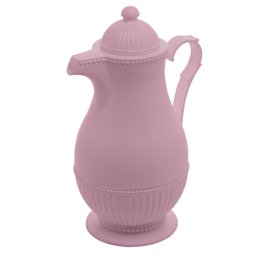 Garrafa Térmica Plástica Vintage Rosa 1 Litro Lyor - 1 Garrafa Térmica Plástica Vintage Rosa 1 Litro Lyor - 1