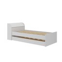 Ver imagem 2 de Cama Solteiro com Cama Auxiliar Lumina Espresso Móveis Branco