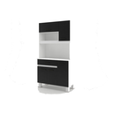 Ver imagem 4 de Cozinha Modulada Slim 5 Portas 1 Gaveta Branco Preto Formimóveis