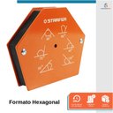 Ver imagem 3 de Esquadro Magnético Hexagonal para Soldador 3 Polegadas 12kg - Starfer