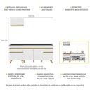 Ver imagem 4 de Cozinha Compacta Veneza GW Multimóveis MP2074 com Armário e Balcão Branca