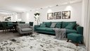 Ver imagem 3 de Kit Duas Poltronas Pétala em Linho Premium Verde Sua Casa Decorações Pés Madeira Claro