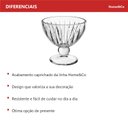 Ver imagem 7 de Jogo 6 Peças Conjunto de Sobremesa de Cristal 300ml Transparente 10x10x10cm Mesa