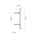 Ver imagem 2 de Puxador Alça Linea 288mm Polido com Friso Hastvel Unitário