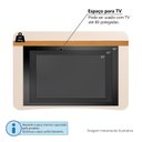 Ver imagem 6 de Painel para TV até 80 Polegadas 132cm x 200cm Orgânico Hera Espresso Móveis