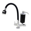 Ver imagem 1 de Torneira Com Filtro Cozinha Mesa Duplo Jato Gourmet Black