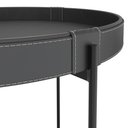 Ver imagem 4 de Mesa de Centro Decorativo Sala de Estar 70 Cm Industrial Sintético Preto P06 Aura