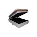 Ver imagem 1 de Cama Base Box com Baú Queen+ Colchão de Espuma D28 Dupla Face - Pillow Top -confort - Anjos:branco