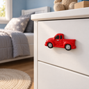 Ver imagem 7 de Puxador de Gaveta Caminhonete Vermelha em Resina 3 x 5 x 8 cm para Móveis de Quarto Infantil