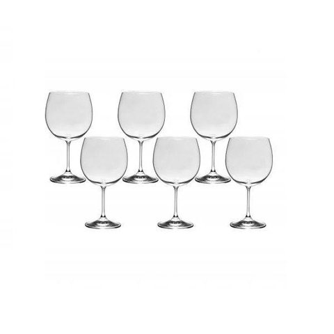 Conjunto de Taças para GIN Tonica ANNA em Cristal Ecologico 600ML 6 Peças Bohemia 58567