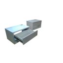 Ver imagem 2 de Aparador Cabeceira Suspensa Branco com Gaveta Superior e Nicho para Quarto Lateral de Cama