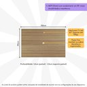 Ver imagem 3 de Painel para Tv até 42 Polegadas 136cm Multimóveis Cr45273 Amêndoa