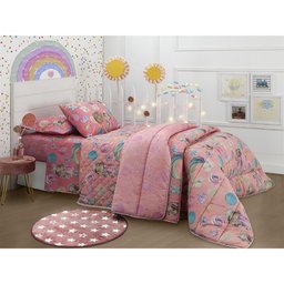 Jogo de Cama Duplo 3 Peças Solteiro Lollipop Hapy Day Sultan - 1