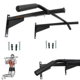 Barra Fixa Paralela Para Parede Crossfit Pull-Up Bar Megagym - 1
