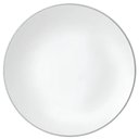 Ver imagem 1 de Prato Raso 27cm Porcelana Legacy Silver L Hermitage Branco Borda Prata Louça Jantar Avulso