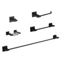 Ver imagem 1 de Kit Acessórios Para Banheiro 05 Peças Polo Black Noir Deca