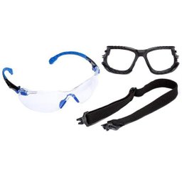 Kit Oculos de Segurança Transparente 3M Solus 1000 - 1