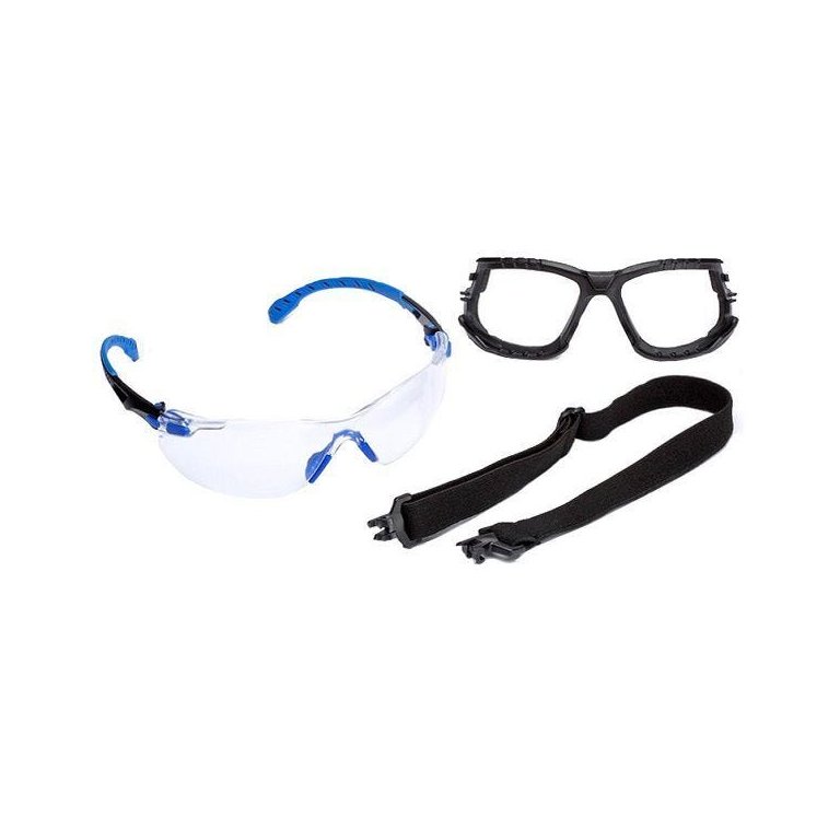 Kit Oculos de Segurança Transparente 3M Solus 1000