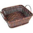 Ver imagem 1 de Cesta Quadrada com Alça 25x25x10cm 65g Mundiart Dm0020