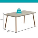 Ver imagem 4 de Conjunto Sala de Jantar 6 Cadeiras Dublin Carraro Rosê Cobre