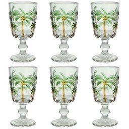 Conjunto de Taças para Água Palm Vidro Sodo-Calcico 310mL 6 Peças Lyor 7809 - 1