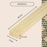 40 Ripas P/ Artesanato Repac Madeiras Pinus 3x1,5x30cm - 4