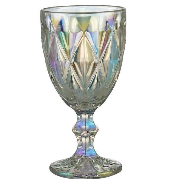 Conjunto de Taças para Vinho 325ML Diamond Rainbow 6 Peças LYOR 7864 - 2