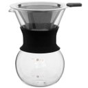 Ver imagem 1 de Passador de Cafe Jarra Vidro com Coador Filtro de INOX 200ML GS 311303056