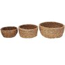 Jogo de 3 Cestas Terra em Fibra L´hermitage 23370 - 2
