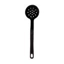 Ver imagem 1 de Escumadeira Talher em Nylon Cozinha Utensílio Preto 28cm