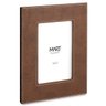 Porta Retrato 10X15 Couro Sintetico Marrom MART 12572 - 1