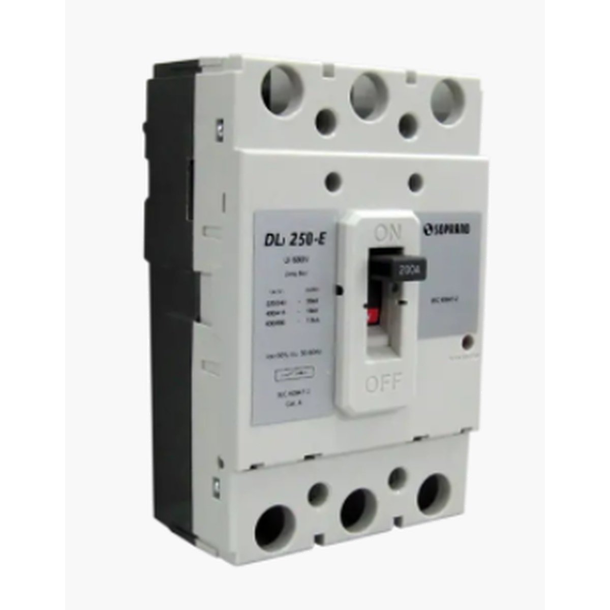 Dlj250e200a Disjuntor 3p 200a Caixa Moldada Soprano