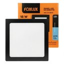 Ver imagem 2 de Painel Led 21,8x21,8 Quadrado Preto Embutir 18w 6500k Foxlux