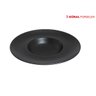 Prato Apresentação Risoto e Massa Porcelana Retrô Preto Fosco 27cm Gural Porselen Rimmed (GBSATN27GC - 2