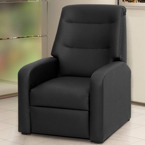 Poltrona Reclinável Classic Corano Preto F 281- Matrix