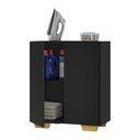 Ver imagem 2 de Armário Lavanderia com 2 Portas Multimóveis MP5023 Preto/Natural