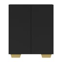 Ver imagem 5 de Armário Lavanderia com 2 Portas Multimóveis MP5023 Preto/Natural