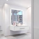 Ver imagem 1 de Penteadeira Moderna Elegante Floratta Branca