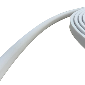 Rodapé Eva Autocolante Flexível Cordão 2,5cmx1,5cm 25 Metros - Branco