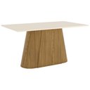 Ver imagem 2 de Mesa de Jantar 6 Lugares 160cm Valt Nature/off H02 - Mpozenato