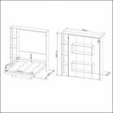 Ver imagem 6 de Cama Articulada Casal Colchão 138 X 188 Cm Cr35034 Branca