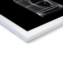 Ver imagem 2 de Quadro Decorativo Livre Tobé - 65x46cm (Moldura em laca branca) - Arte Maníacos