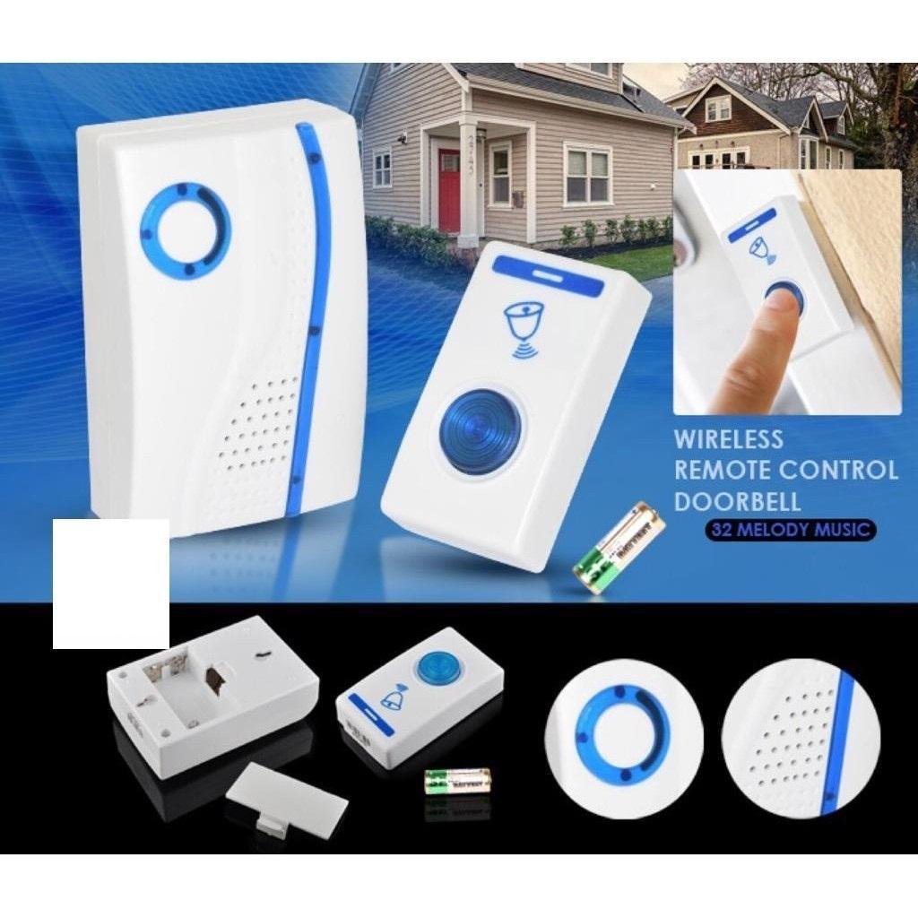 Campainha Sem Fio Doorbell Resistente Chuva 50 Metros - 5