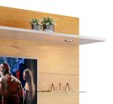 Ver imagem 5 de Home Suspenso Amazon Cedro com Off White - Moveisaqui