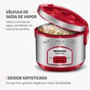 Ver imagem 4 de Panela Elétrica de Arroz Pe-45-6x 6 Xícaras 500W com Cuba Antiaderente Inox 110V