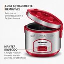 Ver imagem 3 de Panela Elétrica de Arroz Pe-45-6x 6 Xícaras 500W com Cuba Antiaderente Inox 110V