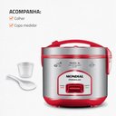 Ver imagem 7 de Panela Elétrica de Arroz Pe-45-6x 6 Xícaras 500W com Cuba Antiaderente Inox 110V