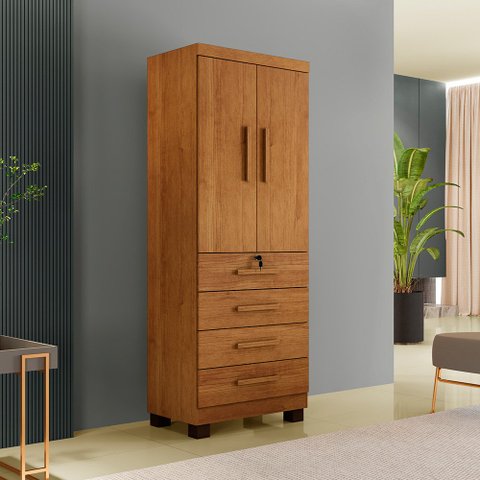 Roupeiro Conjulgado 2 Portas Em MDP New Maia